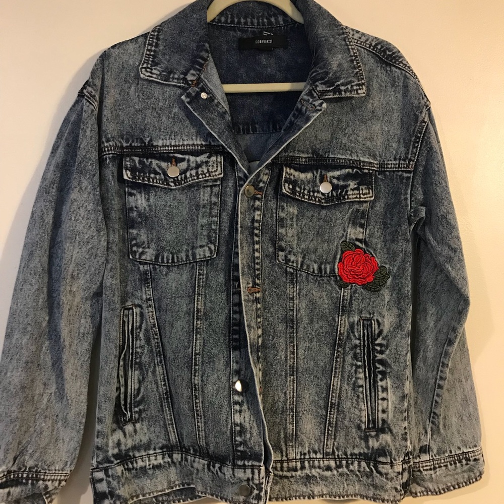 Forever 21 Vintage Embroidered Jacket
